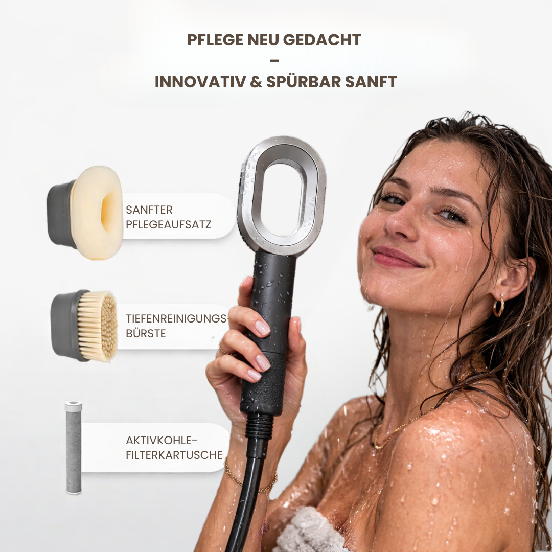 HelloClear - Duschkopf mit austauschbarem Aktivkohlefilter