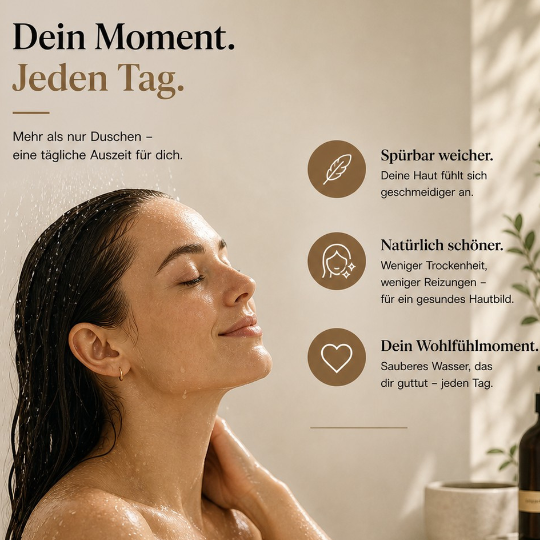 HelloClear - Duschkopf mit austauschbarem Aktivkohlefilter